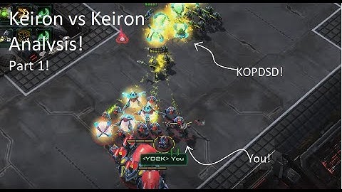 StarCraft II  - Keiron vs Keiron Analysis! - Scion Custom Races Mod Part 1