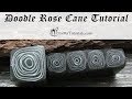 Easy Polymer Clay Cane: Doodle Rose Cane Tutorial