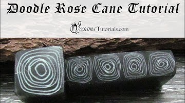 Easy Polymer Clay Cane: Doodle Rose Cane Tutorial