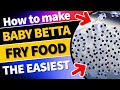 How to make baby betta fry food the easiest bettafryfood babybettas bettabreedingtipsbettafish