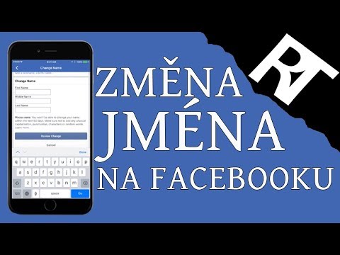 Jak změnit jméno na Facebooku