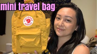 Fjällräven Kånken Mini Backpack Review | Is it a good travel bag?