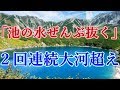 「池の水ぜんぶ抜く」2回連続大河超え