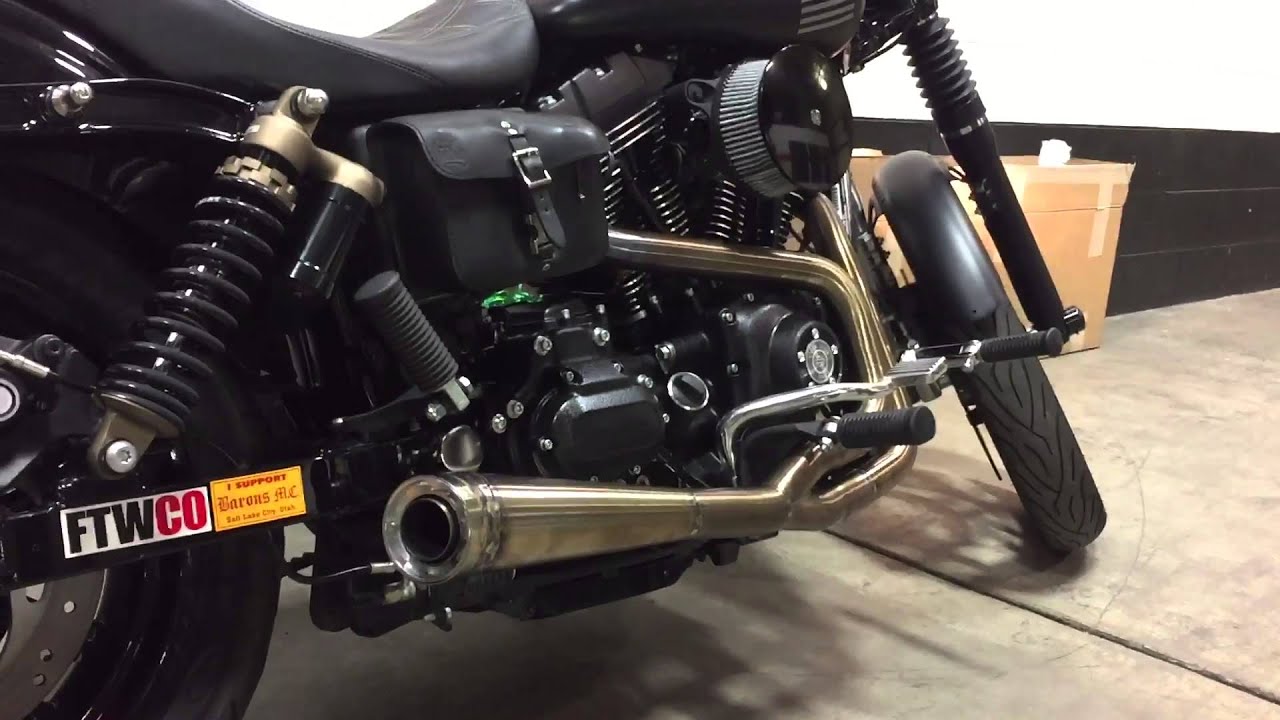 2012 Dyna Street Bob FXDB with 110" HarleyDavidson Tire Shredder YouTube