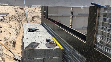 25m Overflow Pool Construction