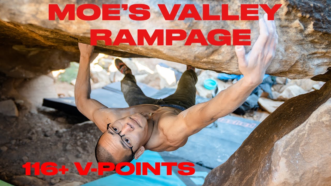 MOE'S VALLEY RAMPAGE: 10 DOUBLE DIGIT BOULDERS IN ONE DAY