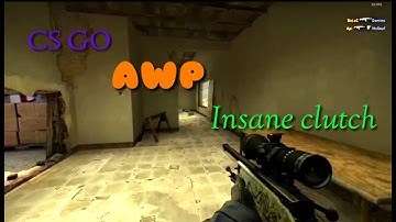 CSGO : INSANE 1V4 AWP CLUTCH | PRO Moment