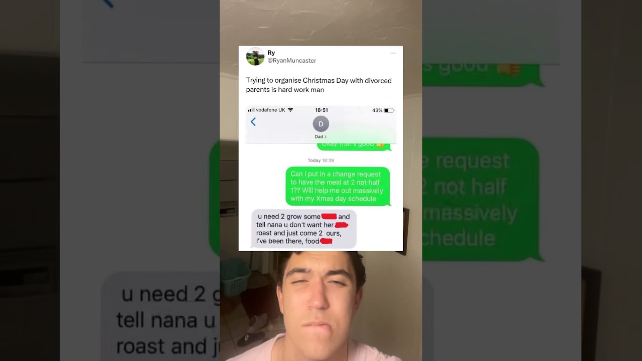 Divorced parents at Christmas is like this