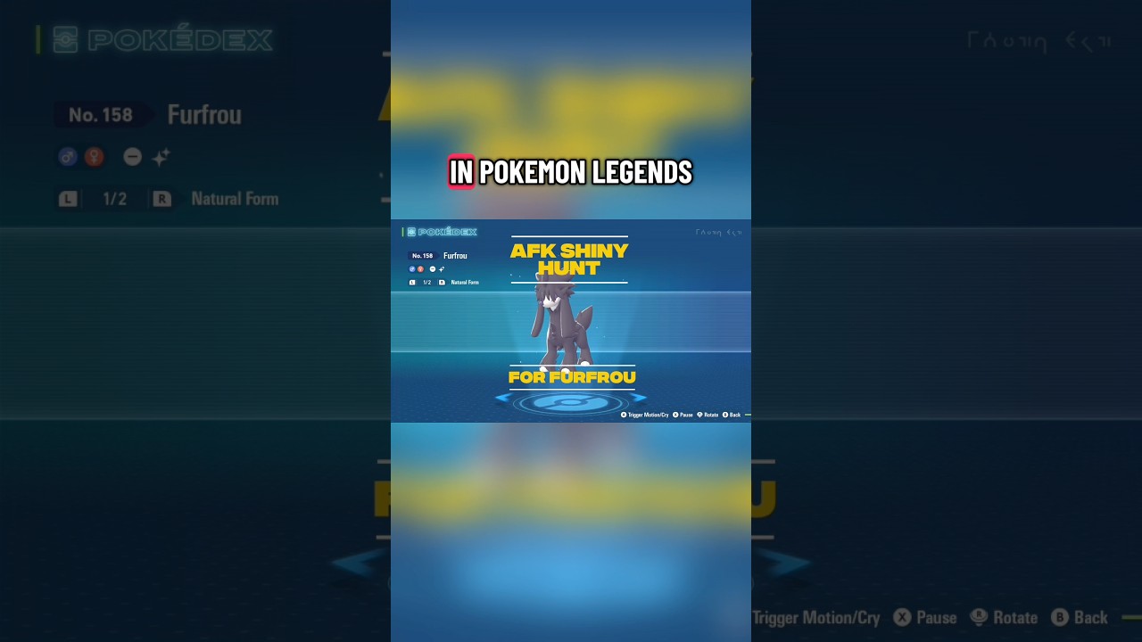 BEST spot to shiny hunt FURFROU in Legends ZA! 