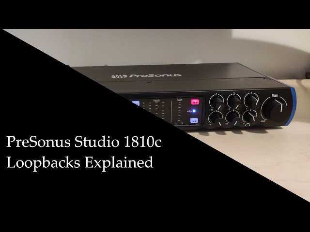 Presonus 1810c Loopbacks Explained (mix 1/2 and virtual