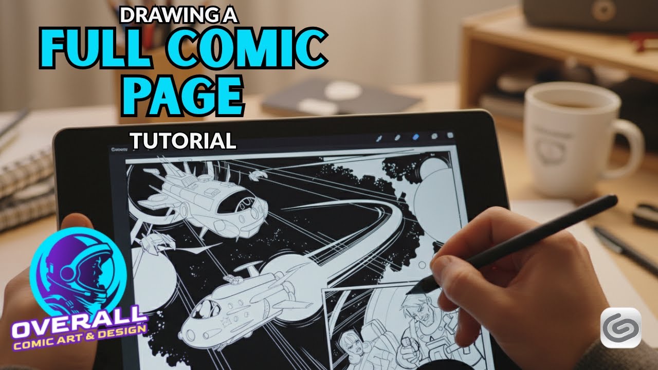 Drawing a Professional Comic Page in Clip Studio Paint