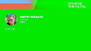 Lido Flash Talk: Aligning Incentives Between LST Holders and Node Operators by Dmitry Gusakov