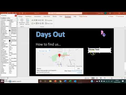 Interactive Text - Powerpoint 365