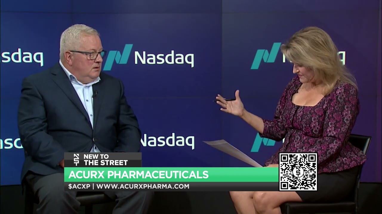 Acurx Pharmaceuticals, Inc.'s (NASDAQ: ACXP) ($ACXP) interview with David Luci, President / CEO.
