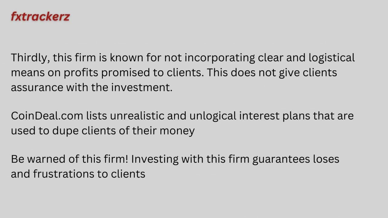 CoinDeal.com Reviews| Broker Firms| Unregulated Firm