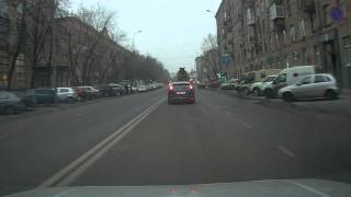 Видео Видеоблок Стрелка ул. Руставели Москва от Victor Kuzmin, улица Руставели, Москва, Россия