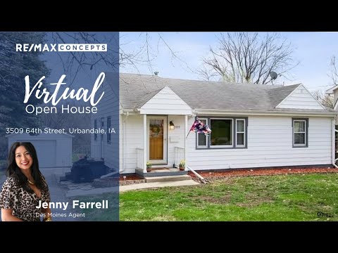 3509 64th street, Urbandale, IA home video tour