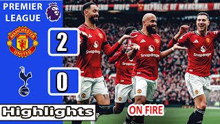 Manchester United Vs Tottenham 20  Extended Highlights U0026 All Goals  Premier League 202526