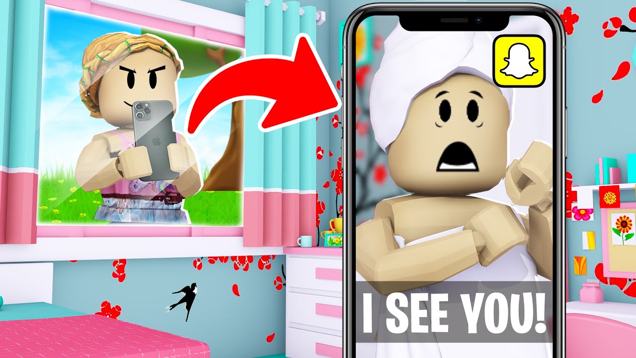 Spying In Roblox Snapchat Movie!