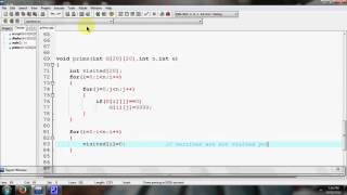 Prim Algorithm using C++