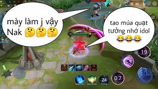 Troll Game _ Nakroth Múa Quạt Tưởng Nhớ Idol Và Cái Kết Cười Ỉa | Yo Game