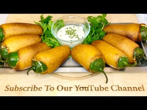 Jalapeño Popper Corn Dogs Recipe | How to Fry Cheese & Bacon Stuffed Jalapenos