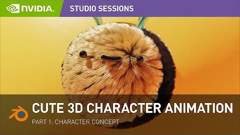 Blender Tutorial: Create a Cute 3D Character Animation Part 1: Character Concept w/ Tadej Blažič