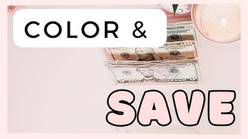 Unleashing Your Creative Side: Coloring and Saving | CASH STUFFING | SAVING CHALLENGES