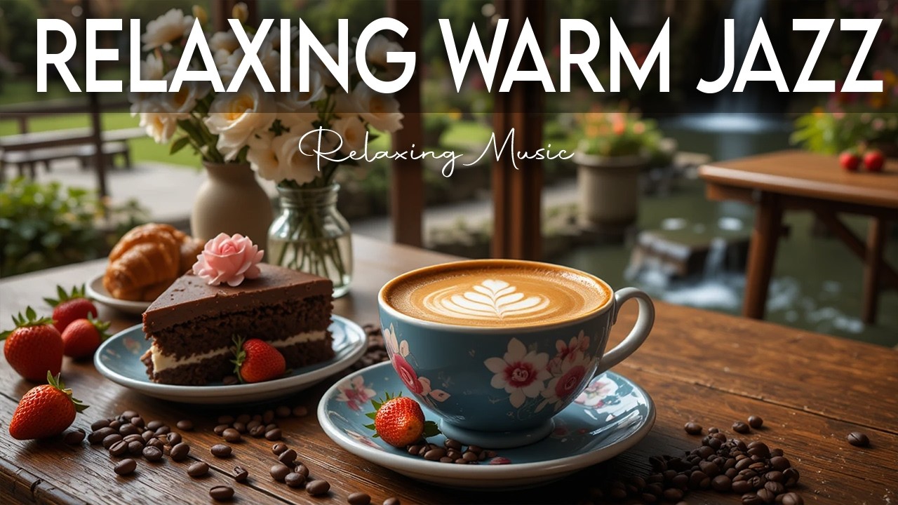Relaxing Warm Jazz ☕ Bossa Nova background for Happy Moods, Stress Relief and Relaxing
