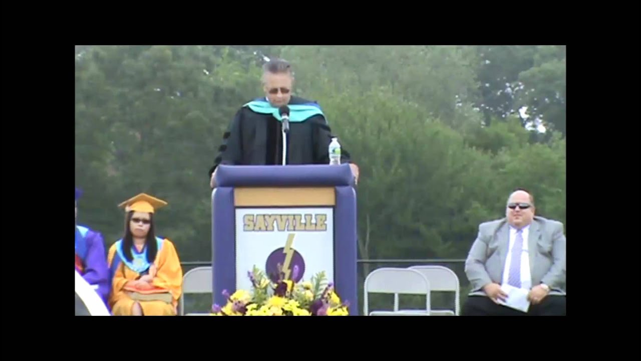 Sayville High School Graduation Dr. Walter Schartner YouTube
