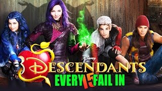 Every Fail In Descendants | Everything Wrong With Descendants , Mistakes and Goofs