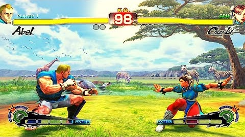 (Japanese Voice) Abel vs Chun-Li Fight - Ultra Street Fighter 4