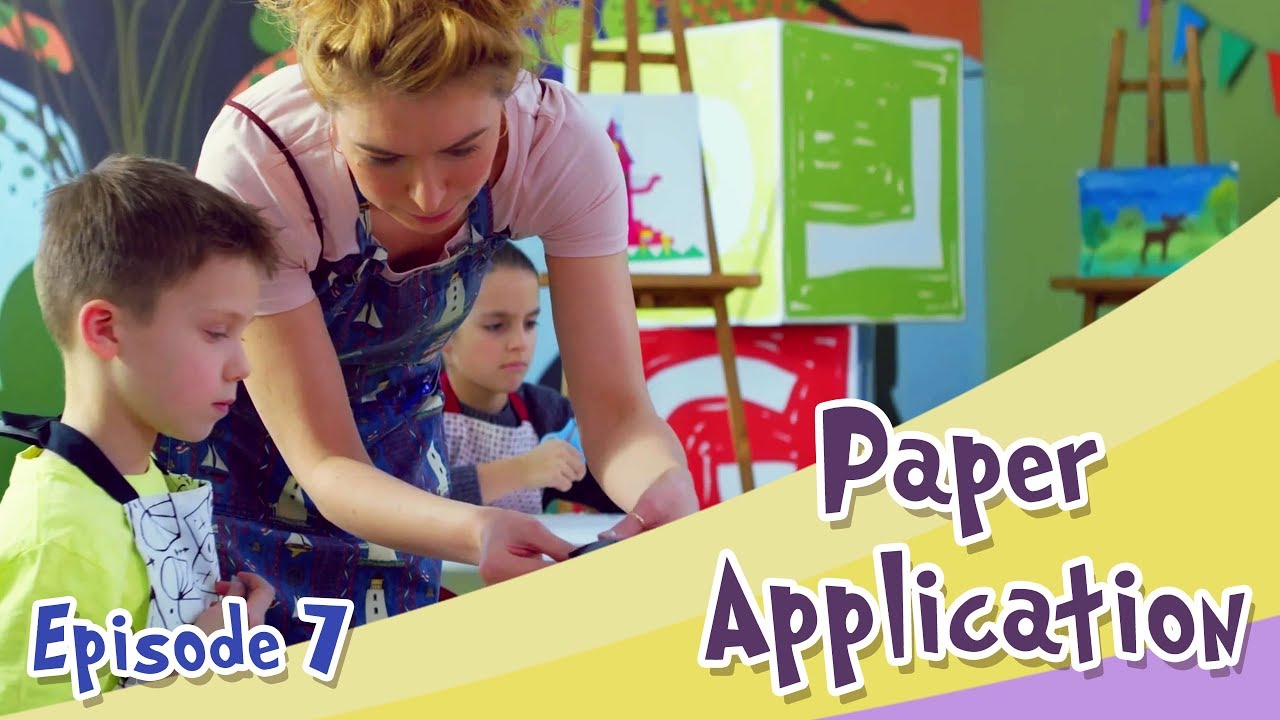 ART LESSONS Paper Application YouTube