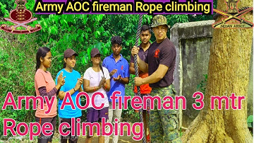 army AOC fireman 3 mtr Rope climbing kese Karen Il 87878 47214