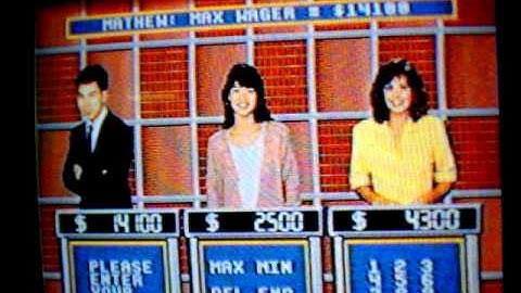Jeopardy! Sega CD Run Game 10 Part 4