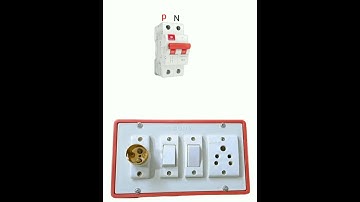 2 Switch 1 Socket 1 Holder Board Connection | Wiring video | How to Switch Board Wiring Diagram Mcb|