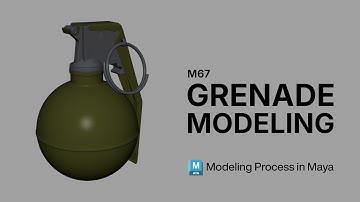 Maya Tutorial – Hard Surface Modeling a Stylized Grenade