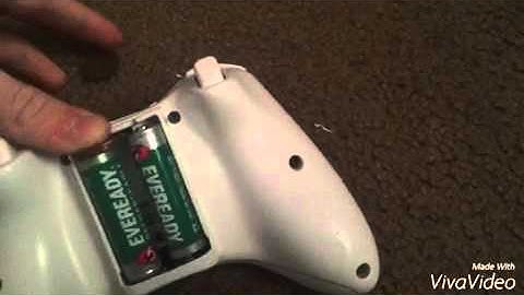 How to use a Xbox 360 wireless controller without a battery pack!!