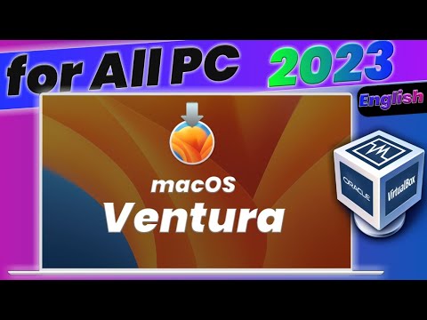 How to Install macOS Ventura on Any PC⚡macOS Ventura 13⚡VirtualBox - English