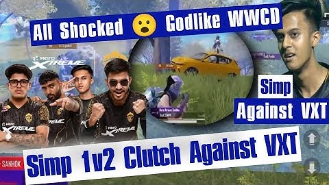 Godl Shocking WWCD😮Simp 1v2 Clutch Against VXT #esl #jonathangaming #godlike
