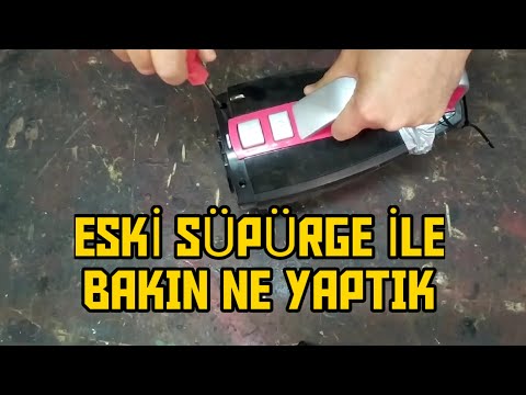 ESKİ ELEKTRİKLİ SÜPÜRGE İLE BAKIN NE YAPTIK - GERİ DÖNÜŞÜM PROJELERİ