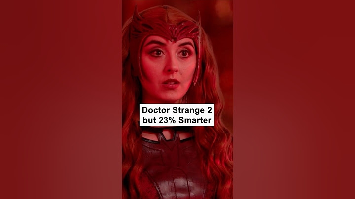 Doctor Strange 2 but 23% Smarter