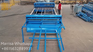 Cut wire mesh welding machine for rolls and panels