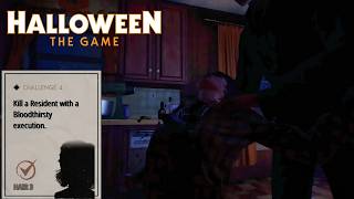 Kill a Resident with a Bloodthirsty Execution | Challenge 4 Chapter 4 | Halloween: The Game