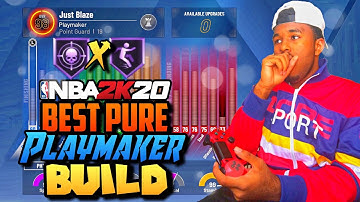 HOW TO MAKE A PURE PLAYMAKER W/ HOF SHOOTING BADGES IN NBA 2K20 • BEST PLAYMAKER BUILD 2K20