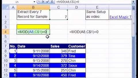 YTL Excel #122: Advanced Filter to a New Sheet (Formula Criteria)