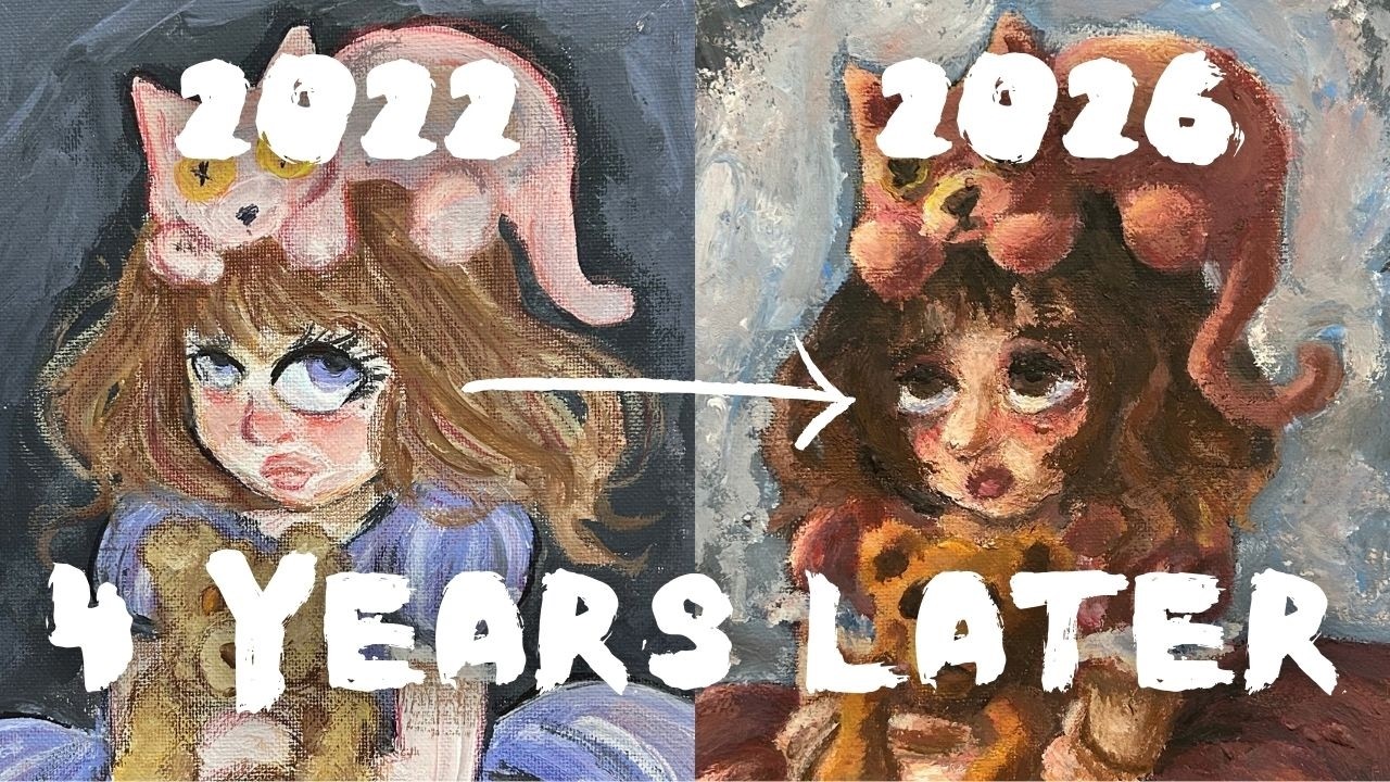 Painting Over an Artwork I Made 4 Years Ago