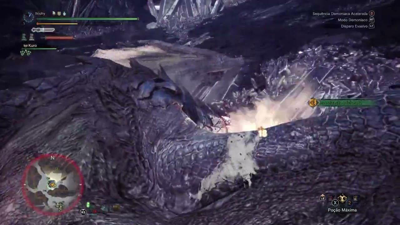 Caçando Rathalos Lazuli