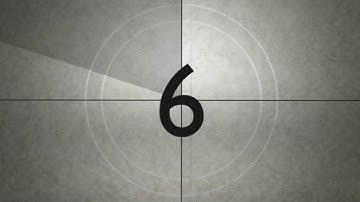 Old Movie Countdown Timer With Sound Effect HD FREE