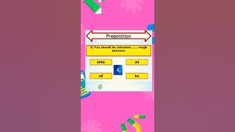 Test Your Knowledge | Preposition quiz  | Grammar Test |